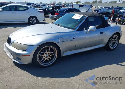 2000 BMW Z3 2.8 z USA, uszkodzony, nr VIN 4USCH3341YLF70912